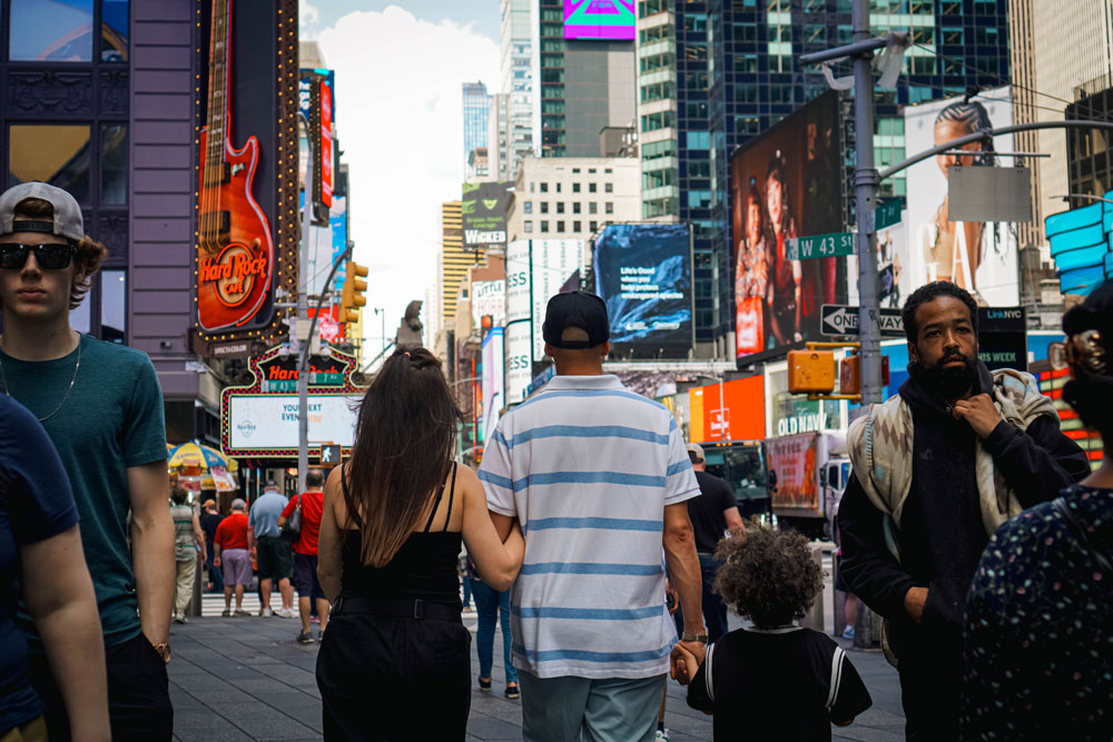 Fox, Tranquil & Elijah in Times Square