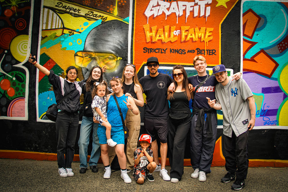 Clean North Crew Hush Hip Hop Tour Graffiti Hall of Fame New York