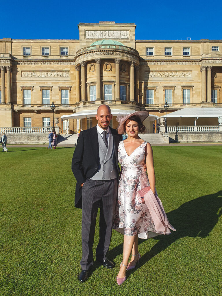 Lloyd & Fiona at Buckingham Palace